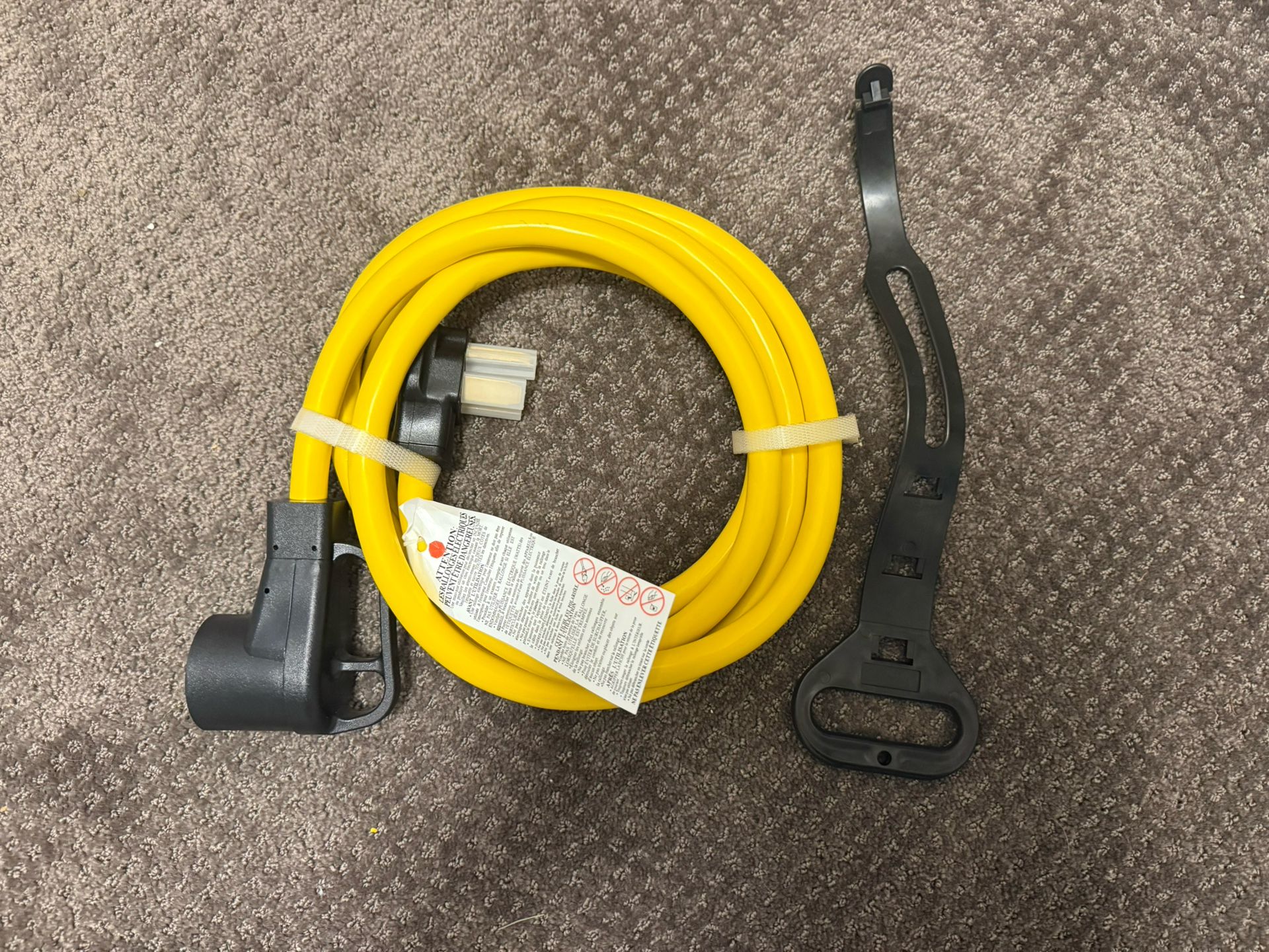 Yellow extension cord