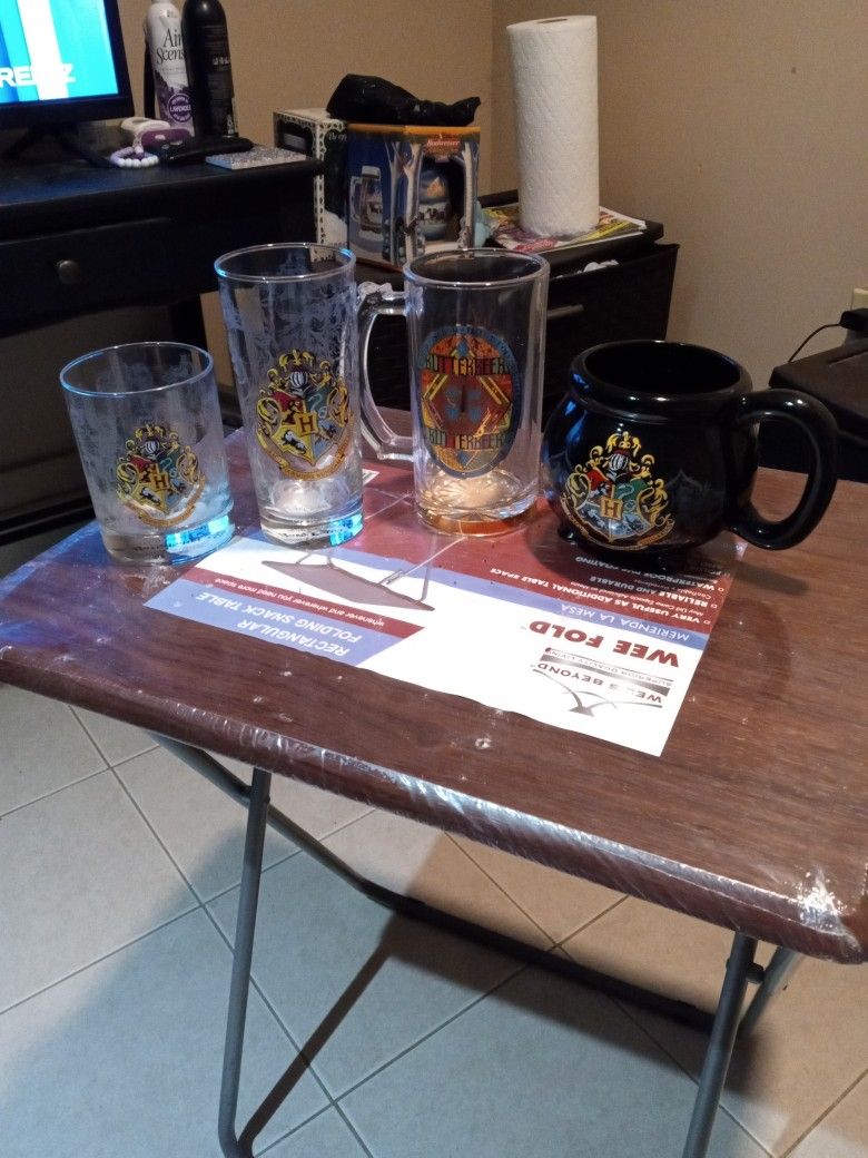 Harry Potter Drinking Glasses 4 Pc