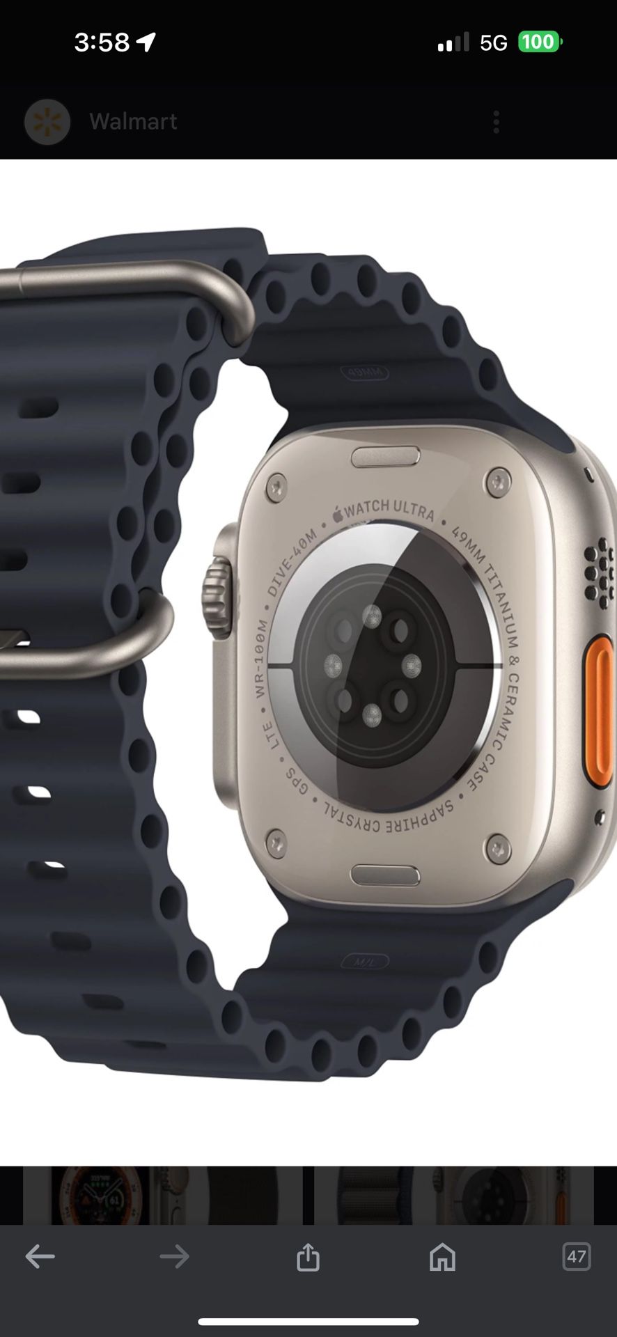 First Edition Apple Watch Ultra 49mm.