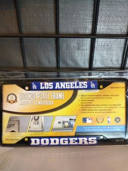 LA Dodgers License Plate Frame 