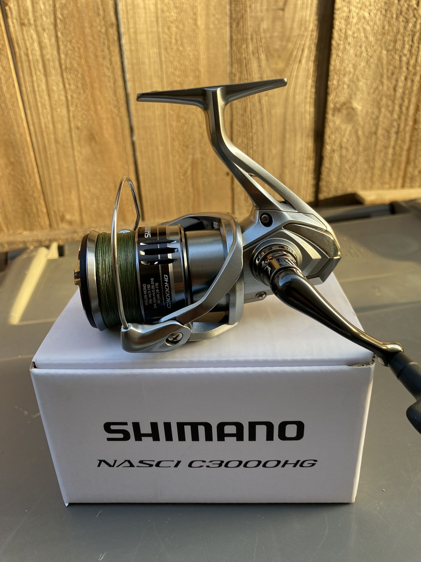 Brand new, Shimano nasci reel- c-3000hg