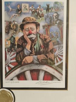 Stanton arts , Emmett Kelly Circus Collection , OBO.