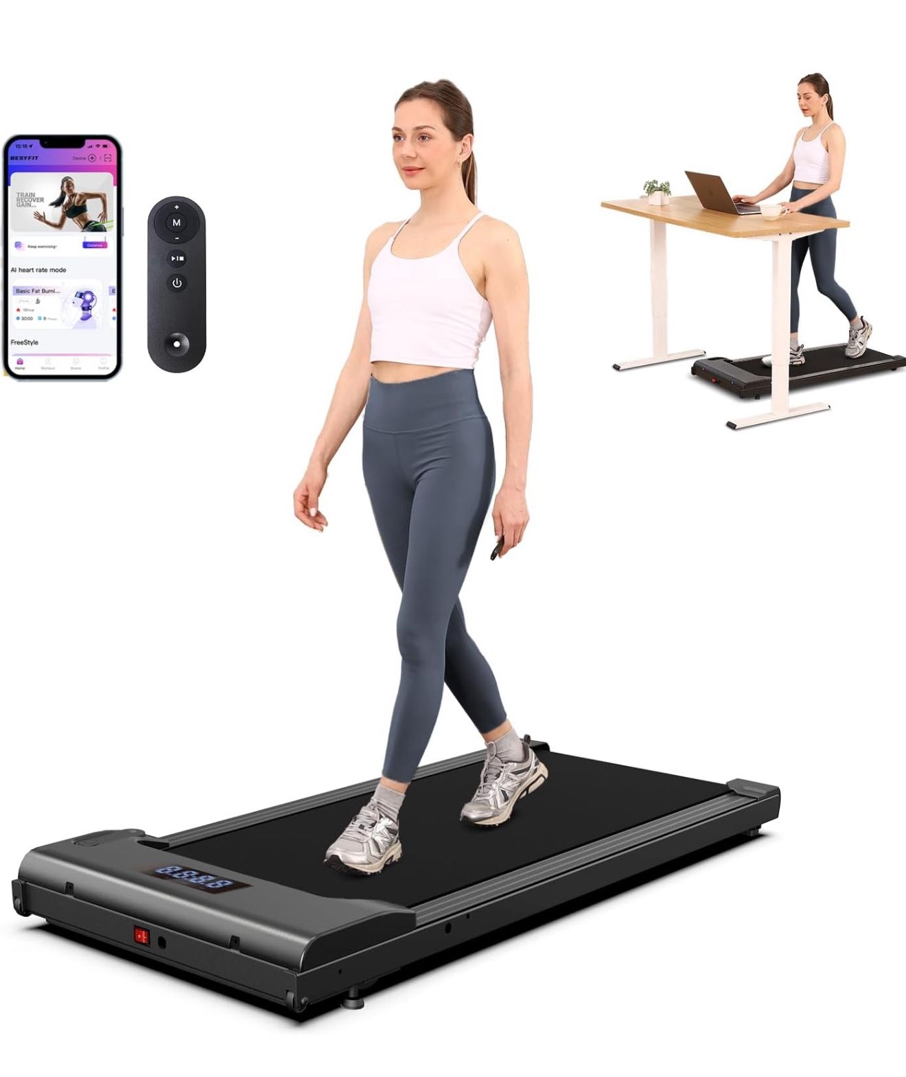 Walking Pad Treadmill For Under Desk- Unopened In Box