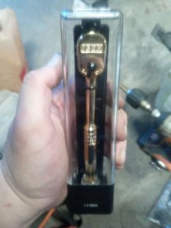 Icon special edition 1/4" drive 24 karat gold plated ratchet