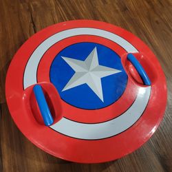 Marvel AVENGERS SPIN RACER CASTER BOARD ~ RIDE-ON ~ Captain America Shield