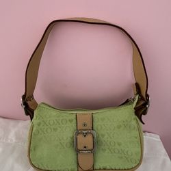 Vintage Y2K XO Lime Green Mini Bag