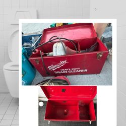 Milwaukee Heavy Duty Drain Cleaner 25 Feet With Metal Box