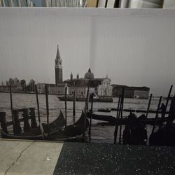Unframed Photograph On Canvas (Venice)