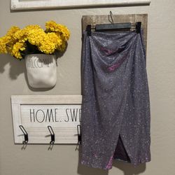 Lulus irredescent skirt new