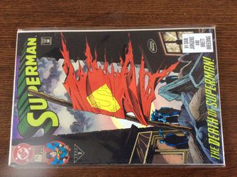 Two DC comics superman #75. The death of Superman.