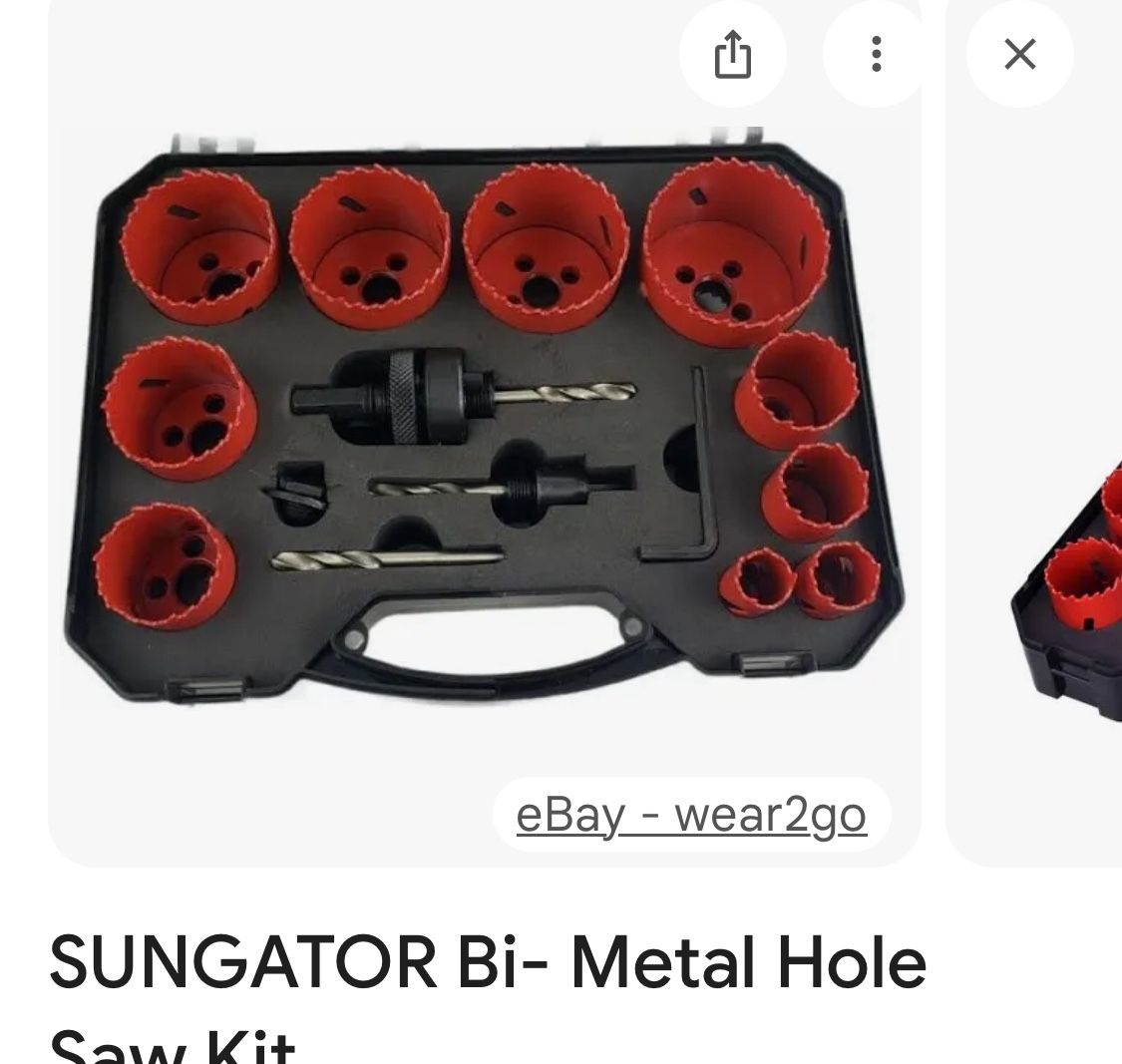 Sungator Bi-Metal 14 Pcs Hole Saw Kit