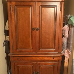 Armoire Bedroom or Living Room  Nice wood armoire 