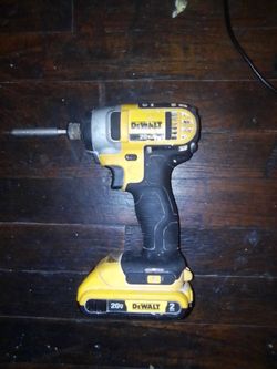 DEWALT 20V Max Cordless Impact Driver + Ion Battery
