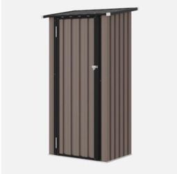 Small Metal Outdoor Storage Shed R01 (HN)