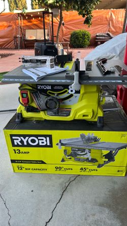 RYOBI 13 Amp 8-1/4 in. Compact Portable Corded Jobsite Table Saw (No Stand)