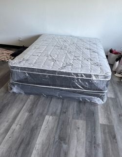 New Queen Mattress & Box Spring Set