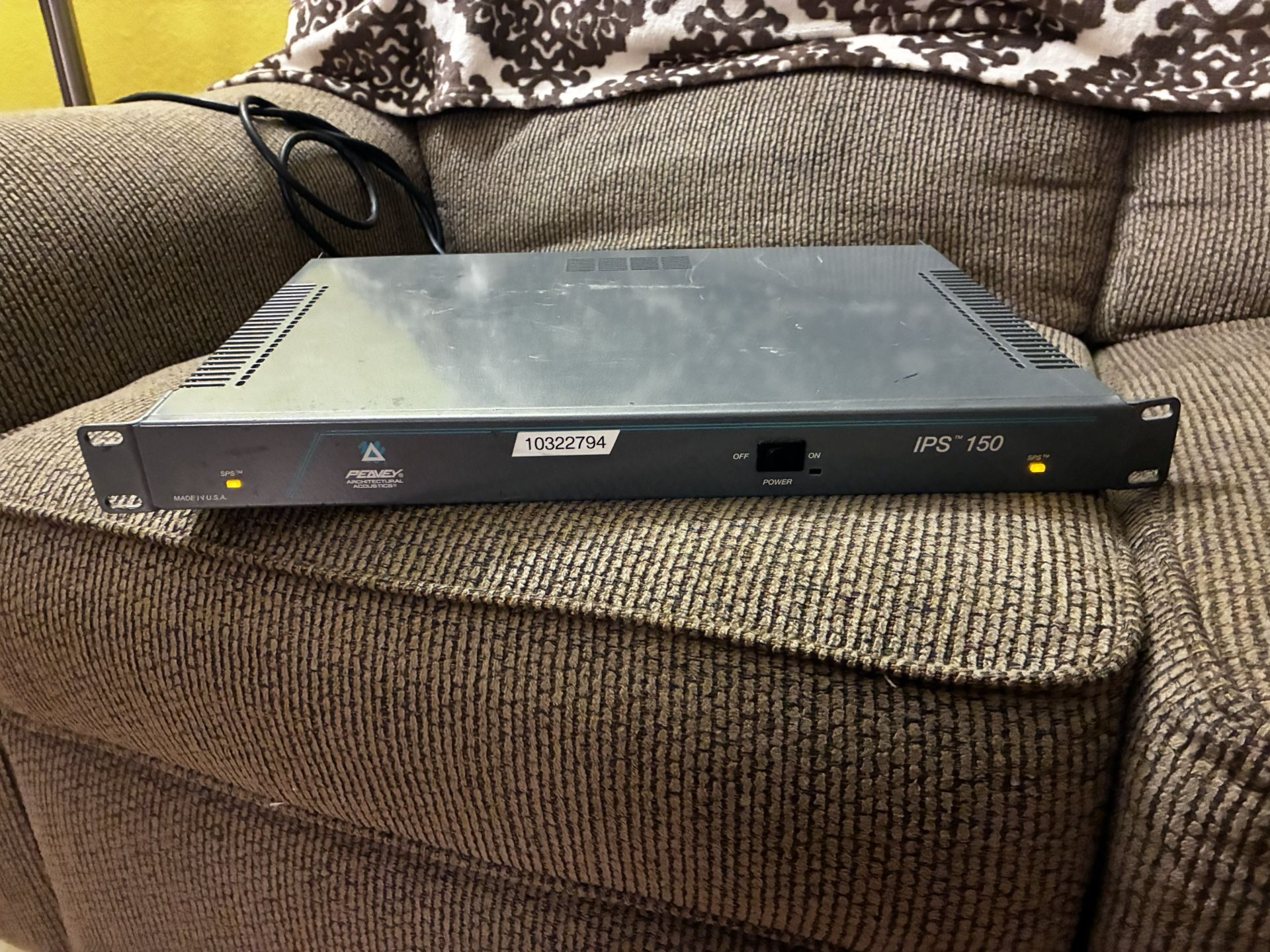Peavey IPS 150 Industrial Power Amplifier Architectural Acoustics, Pre-owned