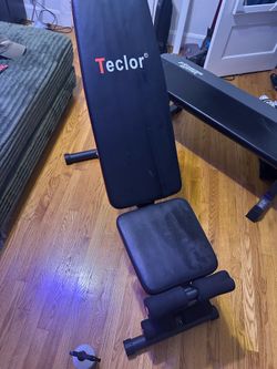 Adjustable weight bench