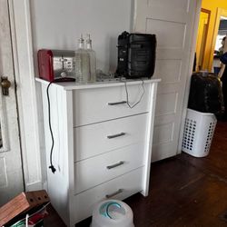 2 White Dressers