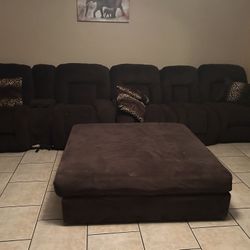 Comfortable Couches Set Of 2 And Ottoman. See All Pictures Before Text 