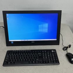 Dell 20" All In One PC Intel Duo Core 4GB RAM 500GB HD Webcam Windows 64 OS  Keyboard & Mouse Is Included 