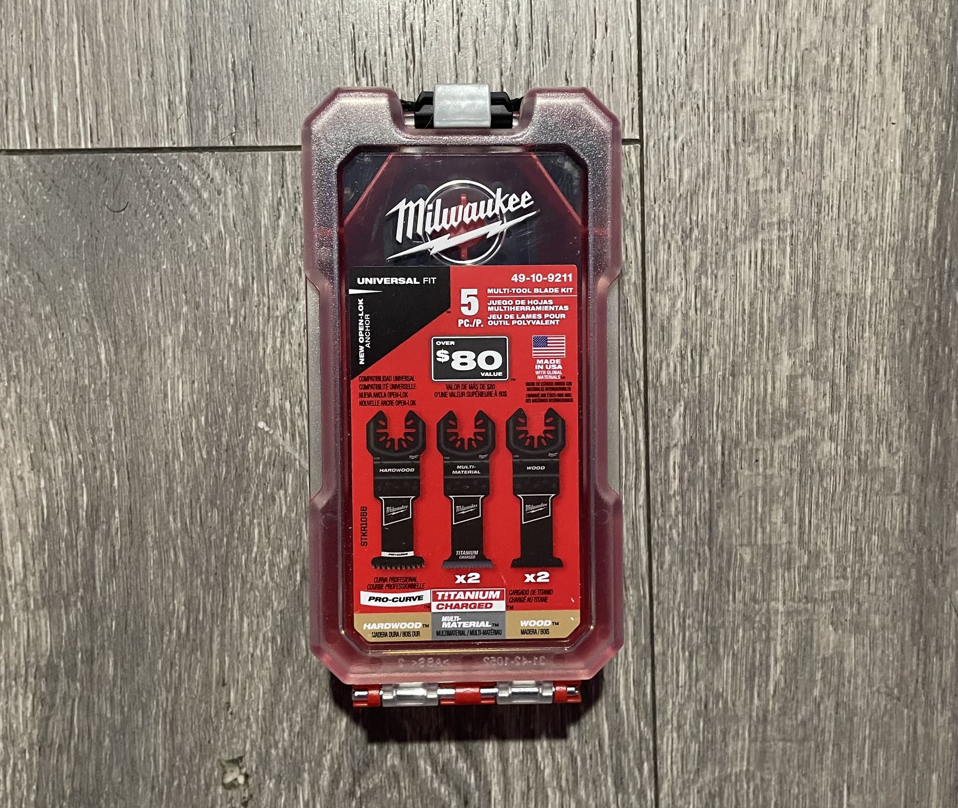Milwaukee 5pc Multitool Blade Set