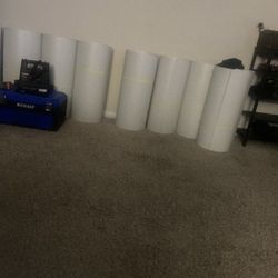 White aluminum coil