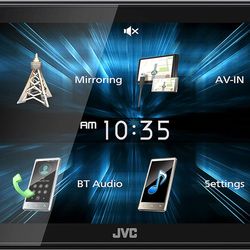 JVC KW-M150BT Bluetooth Car Stereo Receiver with USB Port – 6.75" Touchscreen Display - AM/FM Radio - MP3 Player Double DIN – 13-Band EQ (Black