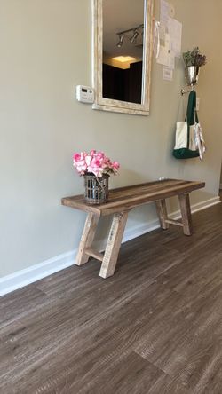 Pottery Barn reclaimed bench