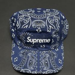 Supreme Bandana Camp Cap