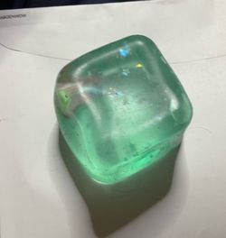 Aqua ice cube squishy