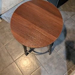 Brown bat height stool