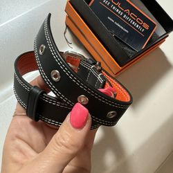 Authentic Leather Dog Collar (New)