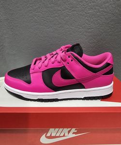 Women’s Nike Dunk Low Fierce Pink Size Women’s 8/Men’s 6.5