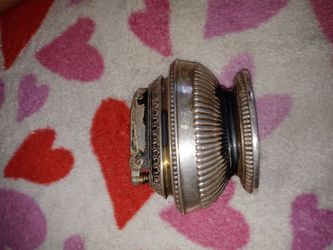 Vintage Silver-Tone Table Lighter