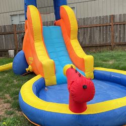 Kids Inflatable Slide And Pool
