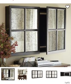 Pottery Barn Mirrored TV Console: $80 Obo