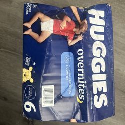 Huggies Overnite Size 6, 36 Count 