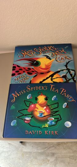 Miss Spider's Tea Party & New Car by David Kirk