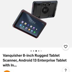 Vanquisher 8in Rugged Tablet/scanner