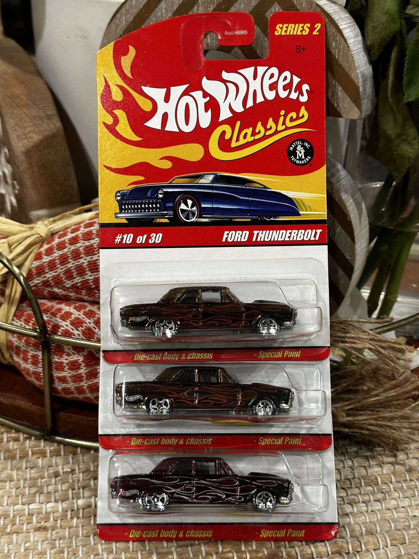 Hot Wheels Classics Series 2 Ford Thunderbolt #10/30, Lot of 3