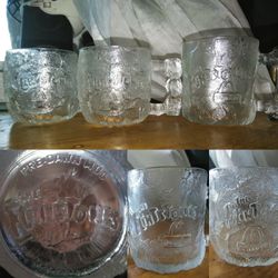 1993 flintstones glass mcdonalds rocdonalds cup