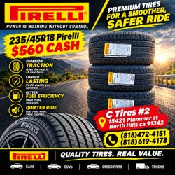 235/45R18 Pirelli ( 4 NEW TIRES )