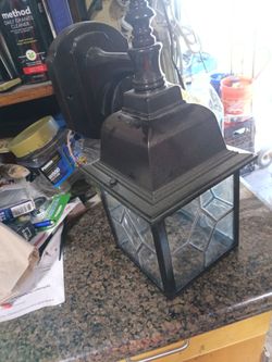 Light Fixture Black Finish