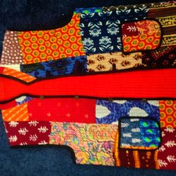 Brand New Multi-coloured Patchwork Quilted Reversible Jacket 