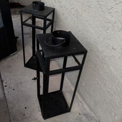 2 Outdoor/indoor Candle Holders/