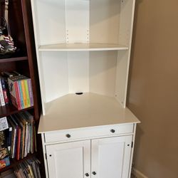 White Corner Desk