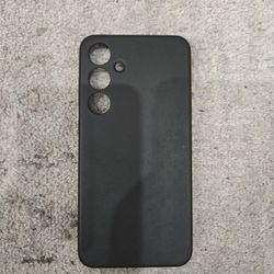 Samsung S24+ Vegan Leather Case Black