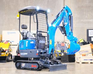 RIPPA R10 ECO Gas Mini Excavator - Open Canopy