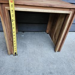 Solid Wood End table